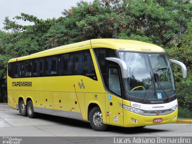 Viação Itapemirim 60515 na cidade de São Paulo, São Paulo, Brasil, por Lucas Adriano Bernardino. Número da foto: #5007057.