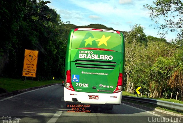 Expresso Brasileiro 213120 na cidade de Paracambi, Rio de Janeiro, Brasil, por Claudio Luiz. Número da foto: #5005438.