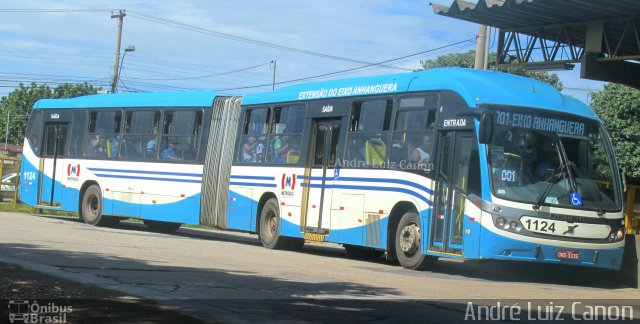 Metrobus 1124 na cidade de Goiânia, Goiás, Brasil, por André Luiz Canon. Número da foto: #5006306.