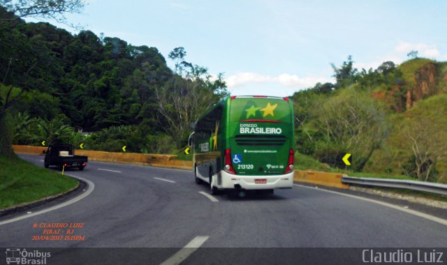 Expresso Brasileiro 213120 na cidade de Paracambi, Rio de Janeiro, Brasil, por Claudio Luiz. Número da foto: #5005450.