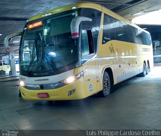 Viação Itapemirim 60607 na cidade de Belo Horizonte, Minas Gerais, Brasil, por Luis Philippe Cardoso Coelho. Número da foto: #5005660.