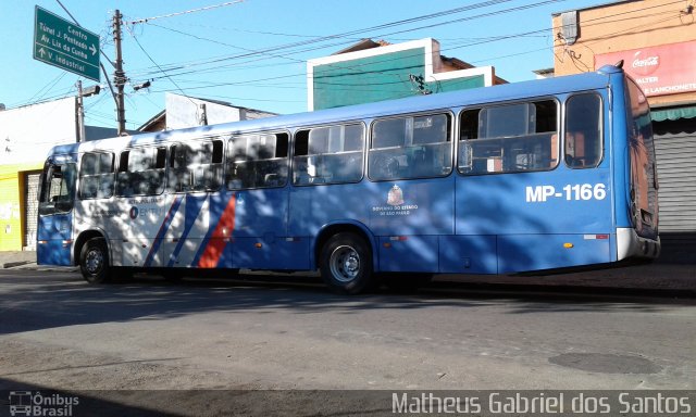 Expresso Metrópolis Transportes e Viagens MP-1166 na cidade de Campinas, São Paulo, Brasil, por Matheus Gabriel dos Santos. ID da foto: 5006819.