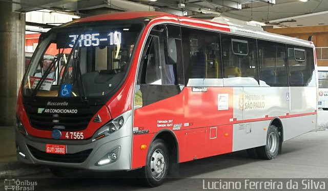 Pêssego Transportes 4 7565 na cidade de São Paulo, São Paulo, Brasil, por Luciano Ferreira da Silva. ID da foto: 5007505.