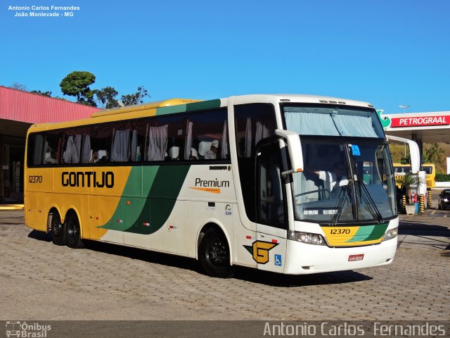 Empresa Gontijo de Transportes 12370 na cidade de João Monlevade, Minas Gerais, Brasil, por Antonio Carlos Fernandes. ID da foto: 5008611.