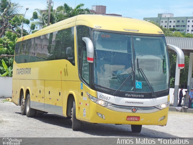 Viação Itapemirim 60667 na cidade de Fortaleza, Ceará, Brasil, por Amós  Mattos. Número da foto: #5009406.