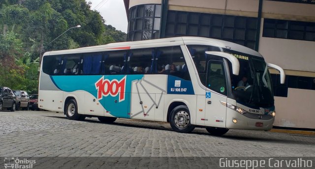 Auto Viação 1001 RJ 108.247 na cidade de Nova Friburgo, Rio de Janeiro, Brasil, por Giuseppe Carvalho. ID da foto: 5008039.