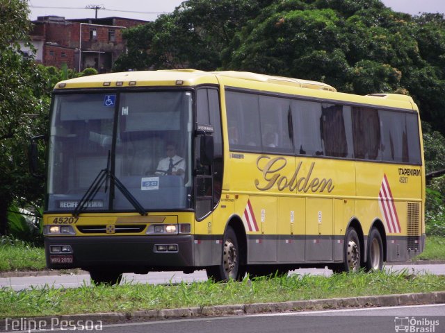 Viação Itapemirim 45207 na cidade de Salvador, Bahia, Brasil, por Felipe Pessoa de Albuquerque. Número da foto: #5009166.