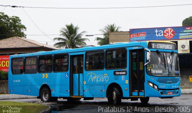 Viação Nossa Senhora do Amparo RJ 186.256 na cidade de Maricá, Rio de Janeiro, Brasil, por Cristiano Soares da Silva. ID da foto: 5009332.