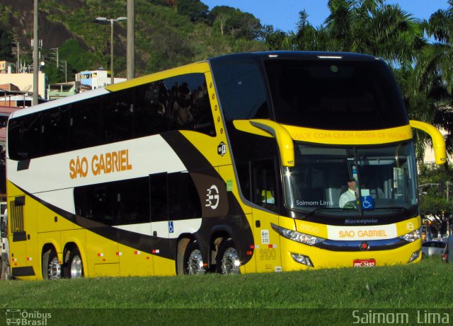 Viação São Gabriel 3100 na cidade de Vitória, Espírito Santo, Brasil, por Saimom  Lima. ID da foto: 5011976.