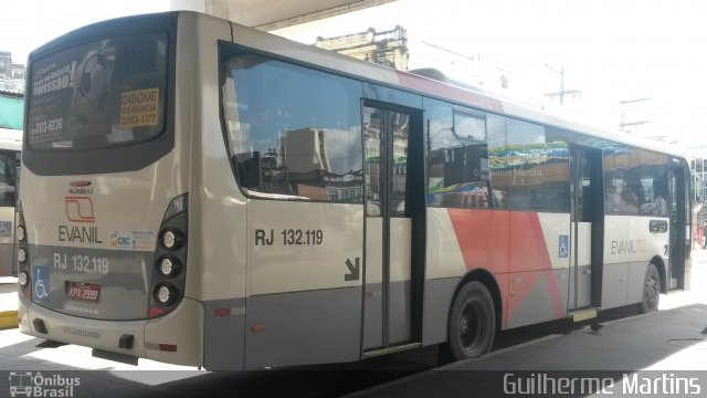 Evanil Transportes e Turismo RJ 132.119 na cidade de Rio de Janeiro, Rio de Janeiro, Brasil, por Guilherme Martins. Número da foto: #5010735.