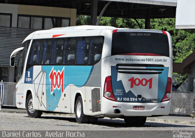 Auto Viação 1001 RJ 108.294 na cidade de Campos dos Goytacazes, Rio de Janeiro, Brasil, por Daniel Carlos  Avelar Rocha. Número da foto: #5011062.