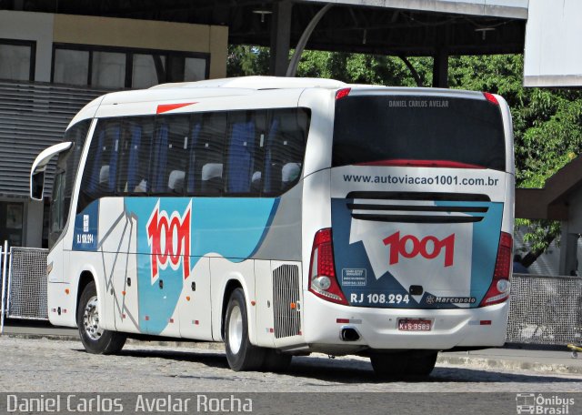 Auto Viação 1001 RJ 108.294 na cidade de Campos dos Goytacazes, Rio de Janeiro, Brasil, por Daniel Carlos  Avelar Rocha. ID da foto: 5011062.