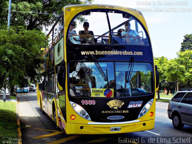 Flecha Bus 1060 na cidade de Ciudad Autónoma de Buenos Aires, Argentina, por Gabriel Giacomin de Lima. Número da foto: #5011583.