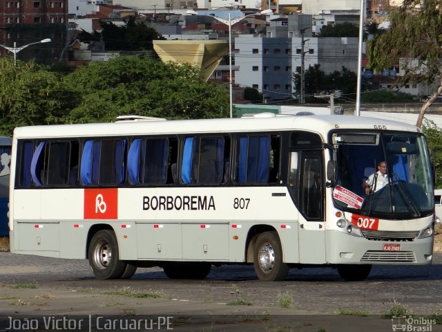 Borborema Imperial Transportes 807 na cidade de Caruaru, Pernambuco, Brasil, por João Victor. ID da foto: 5010970.