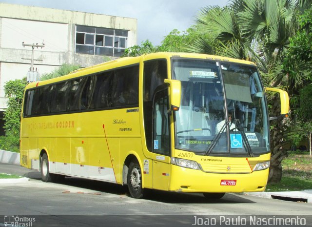 Viação Itapemirim 45809 na cidade de Recife, Pernambuco, Brasil, por Joao Paulo Nascimento Silva. Número da foto: #5011830.