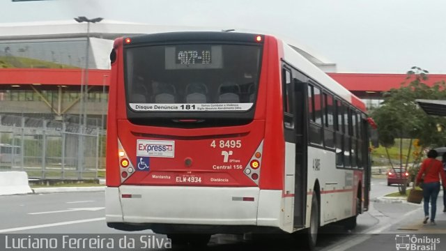 Express Transportes Urbanos Ltda 4 8495 na cidade de São Paulo, São Paulo, Brasil, por Luciano Ferreira da Silva. Número da foto: #5011005.