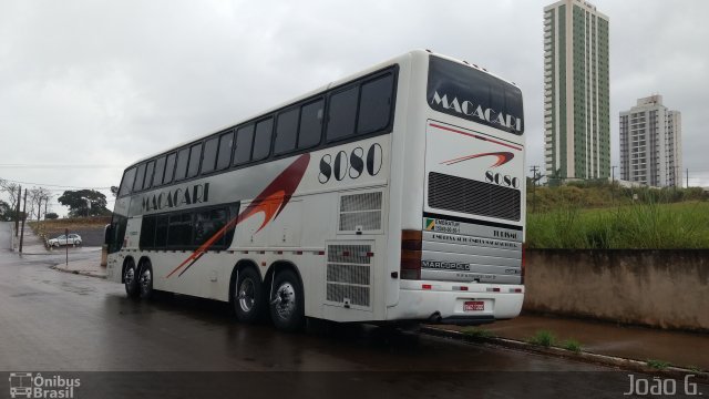 Auto Ônibus Macacari 8080 na cidade de Jaú, São Paulo, Brasil, por João Guilherme Lopes. ID da foto: 5013155.