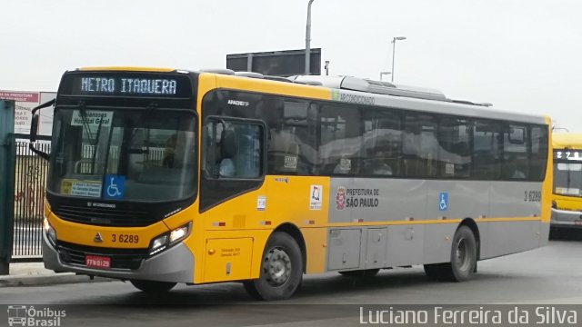 Transunião Transportes 3 6289 na cidade de São Paulo, São Paulo, Brasil, por Luciano Ferreira da Silva. ID da foto: 5013418.