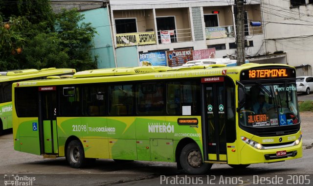 Viação Pendotiba 2.1.098 na cidade de São Gonçalo, Rio de Janeiro, Brasil, por Cristiano Soares da Silva. Número da foto: #5013474.