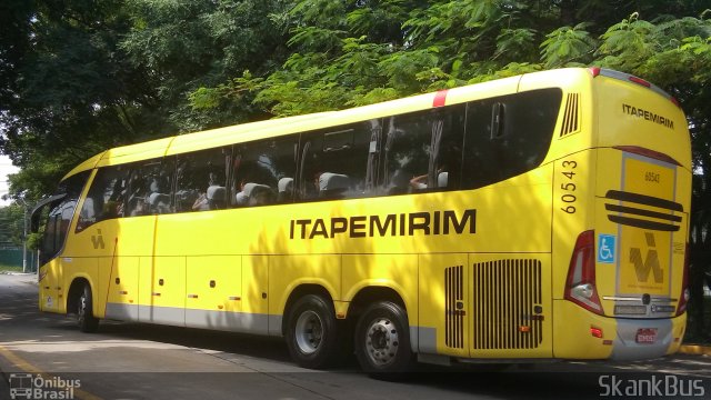 Viação Itapemirim 60543 na cidade de São Paulo, São Paulo, Brasil, por Luiz Henrique Fornazari Toledo. ID da foto: 5013716.