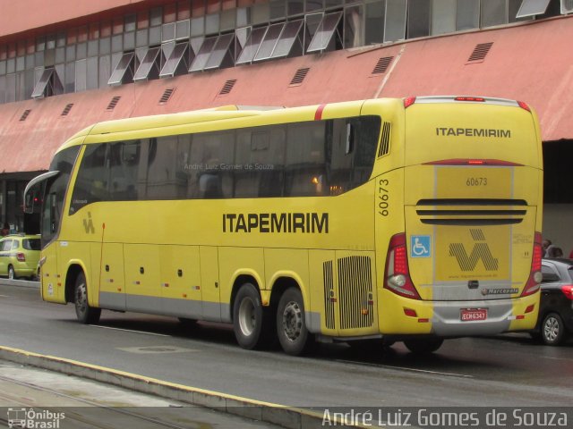 Viação Itapemirim 60673 na cidade de Rio de Janeiro, Rio de Janeiro, Brasil, por André Luiz Gomes de Souza. Número da foto: #5013290.