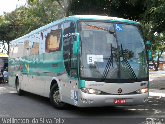 Costa Sul Transportes e Turismo 5555 na cidade de Vila Velha, Espírito Santo, Brasil, por Wellington  da Silva Felix. Número da foto: #5014966.