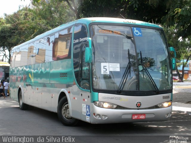 Costa Sul Transportes e Turismo 5555 na cidade de Vila Velha, Espírito Santo, Brasil, por Wellington  da Silva Felix. ID da foto: 5014966.