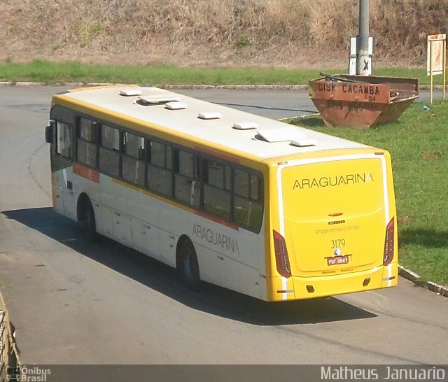 Viação Araguarina 3179 na cidade de Anápolis, Goiás, Brasil, por Matheus Januario. Número da foto: #5016212.