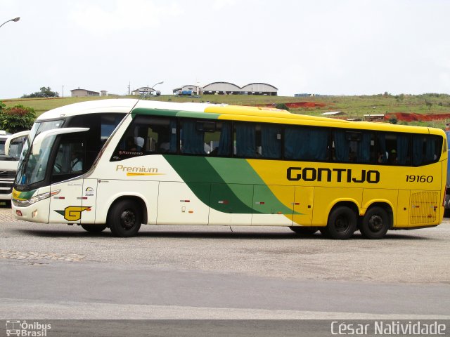 Empresa Gontijo de Transportes 19160 na cidade de João Monlevade, Minas Gerais, Brasil, por César Natividade. Número da foto: #5014682.