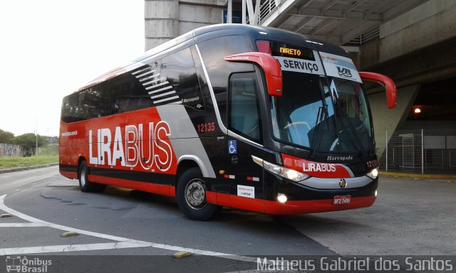 Lirabus 12135 na cidade de Campinas, São Paulo, Brasil, por Matheus Gabriel dos Santos. Número da foto: #5016299.