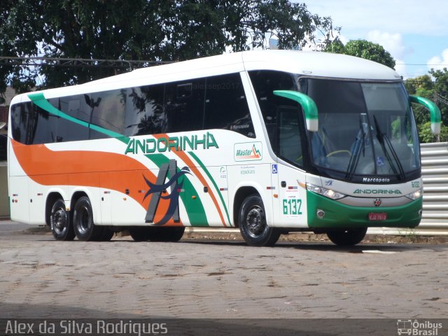 Empresa de Transportes Andorinha 6132 na cidade de Porto Velho, Rondônia, Brasil, por Alex da Silva Rodrigues. ID da foto: 5015300.