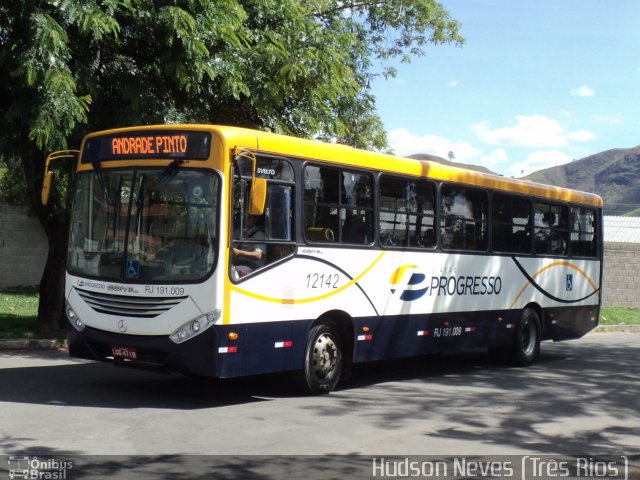 Viação Progresso RJ 191.009 na cidade de Três Rios, Rio de Janeiro, Brasil, por Hudson Neves. Número da foto: #5014865.