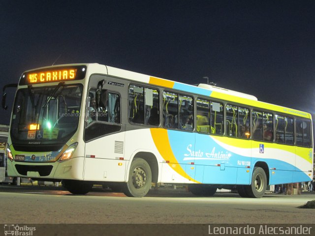 Transportes Santo Antônio RJ 161.138 na cidade de Rio de Janeiro, Rio de Janeiro, Brasil, por Leonardo Alecsander. Número da foto: #4955541.