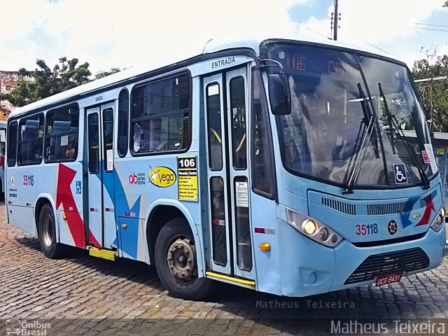 Rota Sol > Vega Transporte Urbano 35118 na cidade de Fortaleza, Ceará, Brasil, por Matheus Lima Teixeira. ID da foto: 4953383.