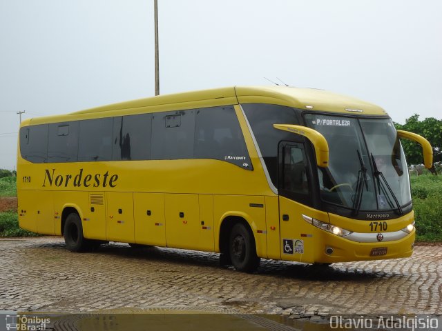 Viação Nordeste 1710 na cidade de Mossoró, Rio Grande do Norte, Brasil, por Otavio Adalgisio. Número da foto: #4953465.