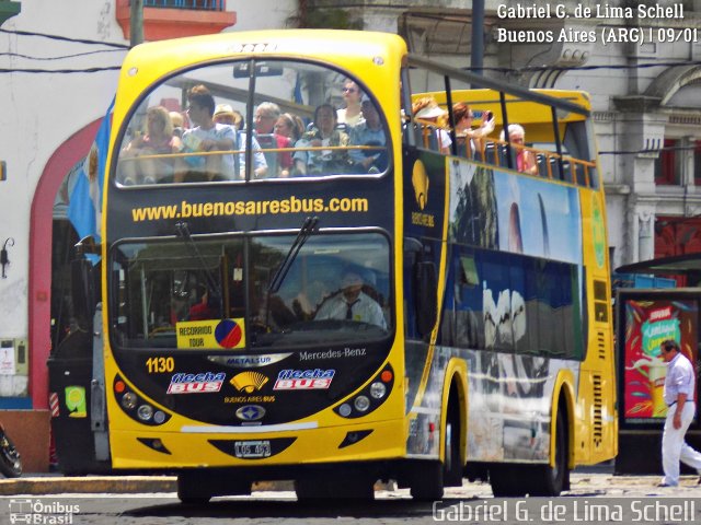 Flecha Bus 1130 na cidade de Ciudad Autónoma de Buenos Aires, Argentina, por Gabriel Giacomin de Lima. Número da foto: #4955185.