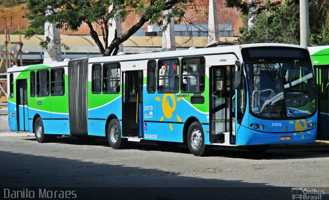 Santa Zita Transportes Coletivos 21078 na cidade de Cariacica, Espírito Santo, Brasil, por Danilo Moraes. ID da foto: 4954422.