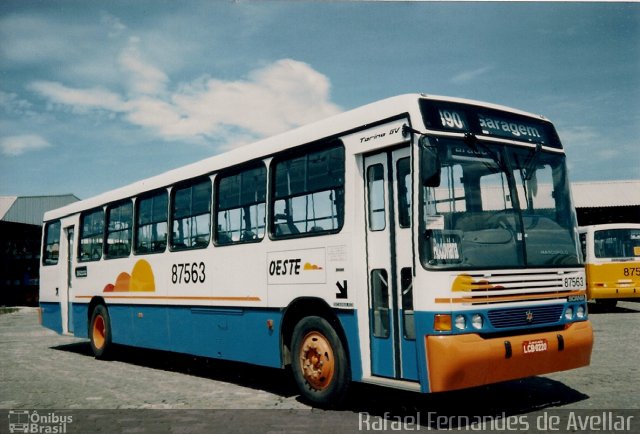 Transportes Zona Oeste 87563 na cidade de Rio de Janeiro, Rio de Janeiro, Brasil, por Rafael Fernandes de Avellar. Número da foto: #4953712.