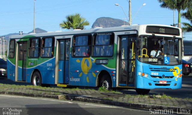 Viação Serrana 15109 na cidade de Vitória, Espírito Santo, Brasil, por Saimom  Lima. ID da foto: 4955402.