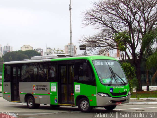 Transcooper > Norte Buss 1 6754 na cidade de São Paulo, São Paulo, Brasil, por Adam Xavier Rodrigues Lima. Número da foto: #5018184.