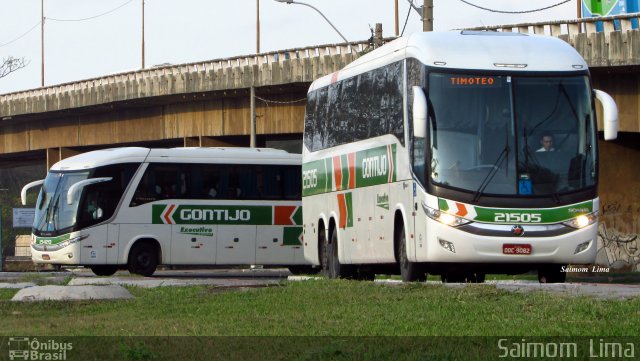 Empresa Gontijo de Transportes 21505 na cidade de Vitória, Espírito Santo, Brasil, por Saimom  Lima. Número da foto: #5017537.