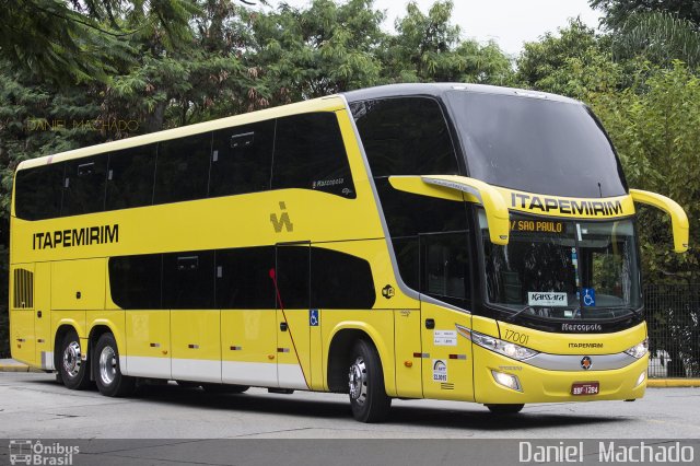Viação Itapemirim 17001 na cidade de São Paulo, São Paulo, Brasil, por Daniel  Machado. Número da foto: #5018414.