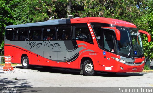 Empresa de Ônibus Pássaro Marron 5644 na cidade de São Paulo, São Paulo, Brasil, por Saimom  Lima. ID da foto: 5017578.