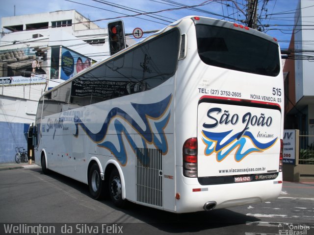 São João Turismo 515 na cidade de Vila Velha, Espírito Santo, Brasil, por Wellington  da Silva Felix. Número da foto: #5018263.