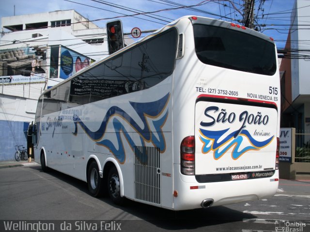 São João Turismo 515 na cidade de Vila Velha, Espírito Santo, Brasil, por Wellington  da Silva Felix. ID da foto: 5018263.