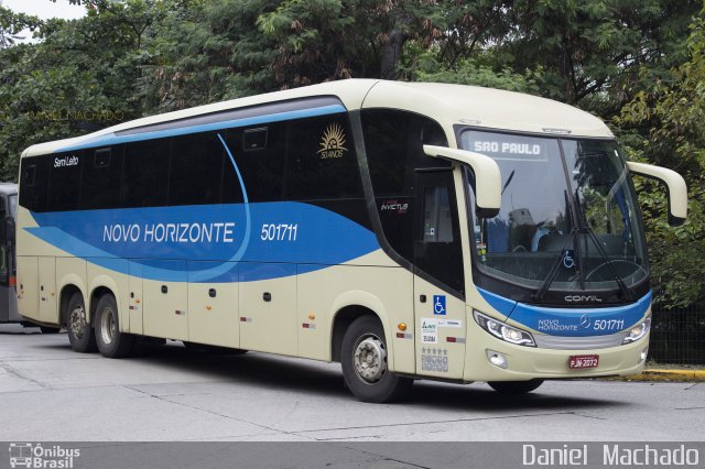 Viação Novo Horizonte 501711 na cidade de São Paulo, São Paulo, Brasil, por Daniel  Machado. Número da foto: #5018217.