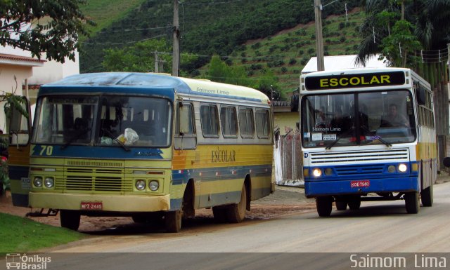 A&G Turismo e Transporte Escolar 08 na cidade de Iúna, Espírito Santo, Brasil, por Saimom  Lima. ID da foto: 5017556.