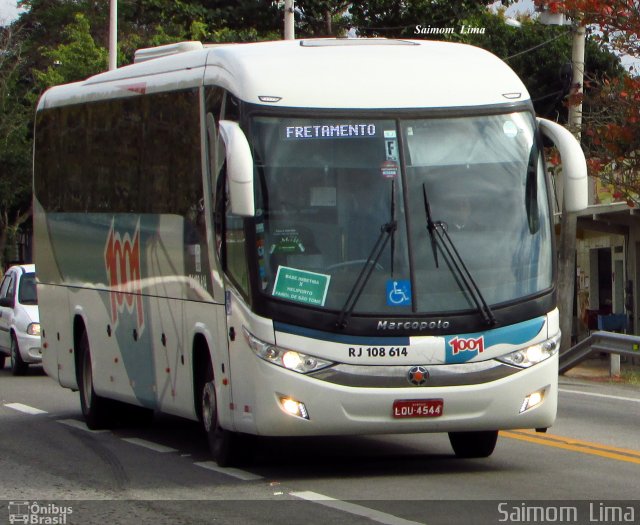Auto Viação 1001 RJ 108.614 na cidade de Campos dos Goytacazes, Rio de Janeiro, Brasil, por Saimom  Lima. Número da foto: #5017553.