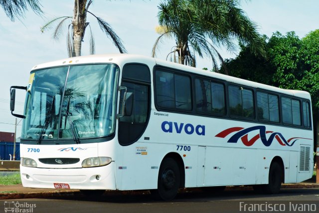 AVOA - Auto Viação Ourinhos Assis 7700 na cidade de Tarumã, São Paulo, Brasil, por Francisco Ivano. ID da foto: 4957409.