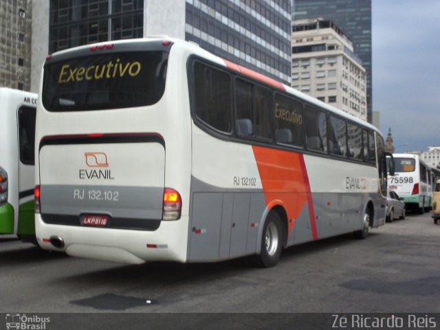 Evanil Transportes e Turismo RJ 132.102 na cidade de Rio de Janeiro, Rio de Janeiro, Brasil, por Zé Ricardo Reis. Número da foto: #4958605.